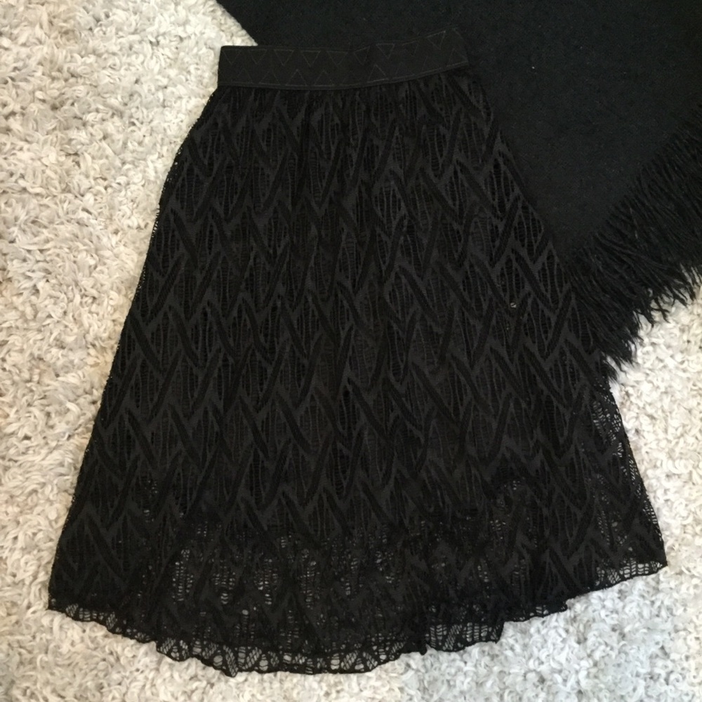 LulaRoe Black Lola Skirt